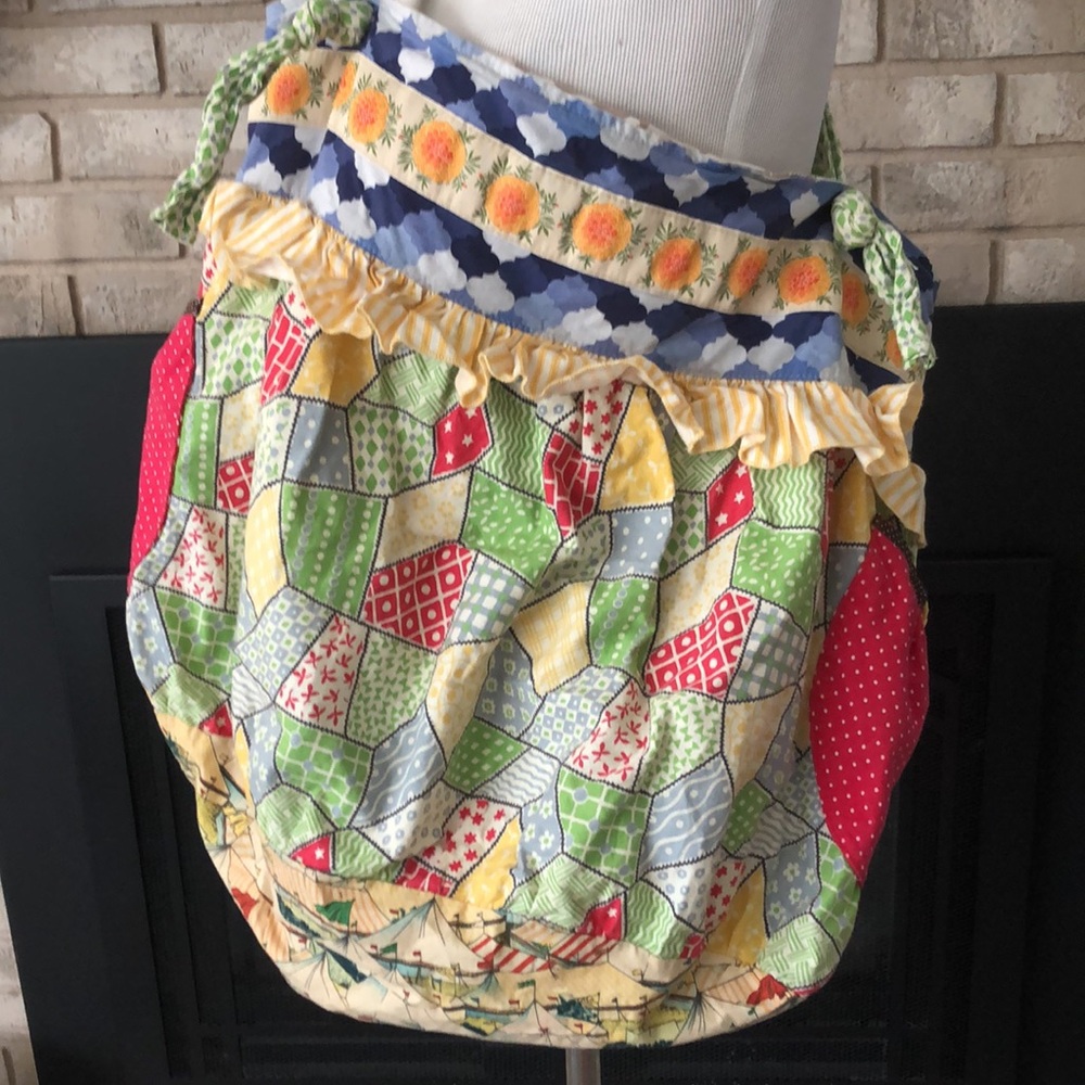 Matilda Jane Platinum Muti-Color/Pattern Large Hobo Fabric Bag - Picture 7 of 12